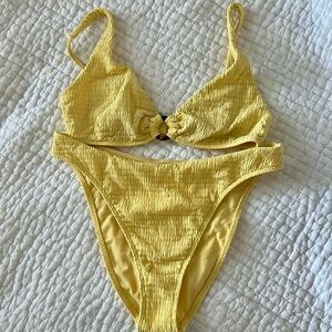 Abercrombie and Fitch yellow bikini